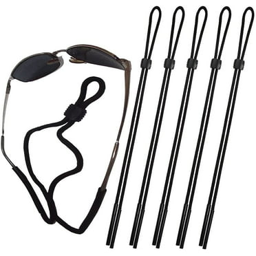 GOLD-B Colorviper Sports Safety Glasses Sunglasses Holder Eyeglasses Neck Cord String Retainer Strap Safety Glasses Black Gold Chain 